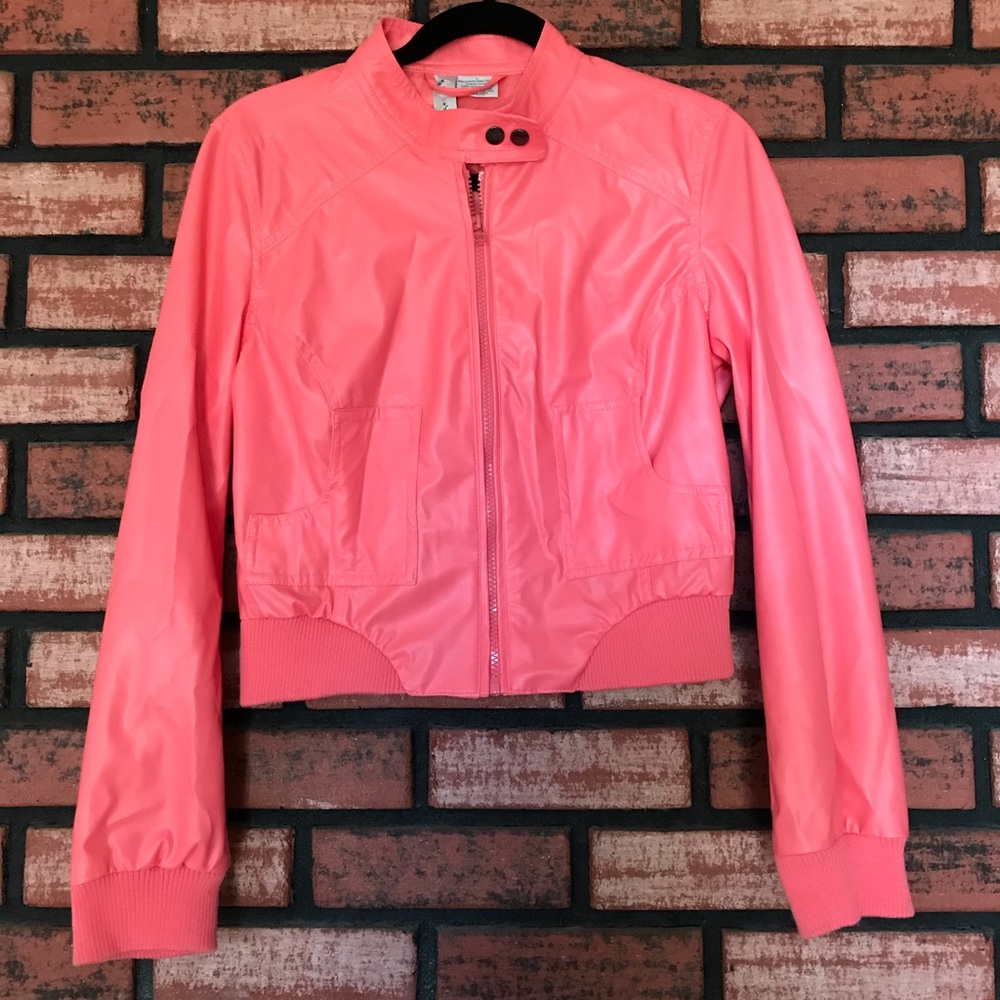 Retro Pink Moto Jacket